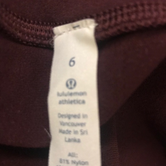 Lululemon reveal crop (strip 17”) color Dark Adobe - Picture 7 of 7